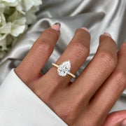 Valentina Pear-Cut Moissanite Ring
