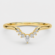 Luna Marquise Contour Ring