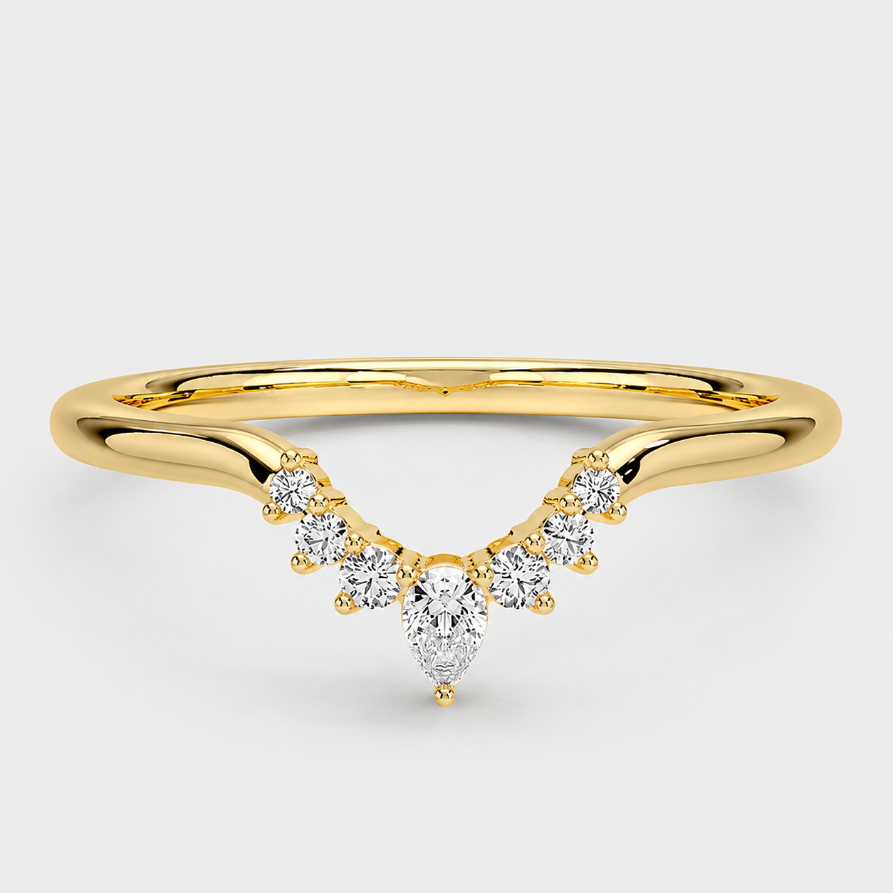 Luna Marquise Contour Ring