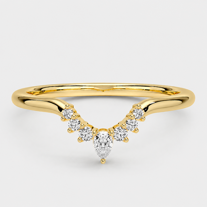 Luna Marquise Contour Ring