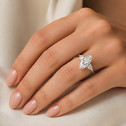 Amara Marquise Three-Stone Ring