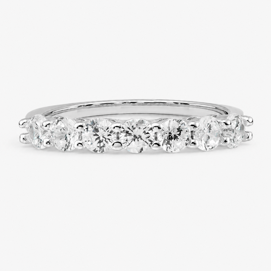 Isla Seven-Stone Moissanite Band