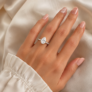 Valentina Pear-Cut Moissanite Ring