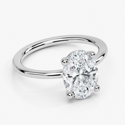 Elara Oval Moissanite Ring
