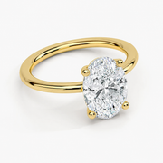 Elara Oval Moissanite Ring