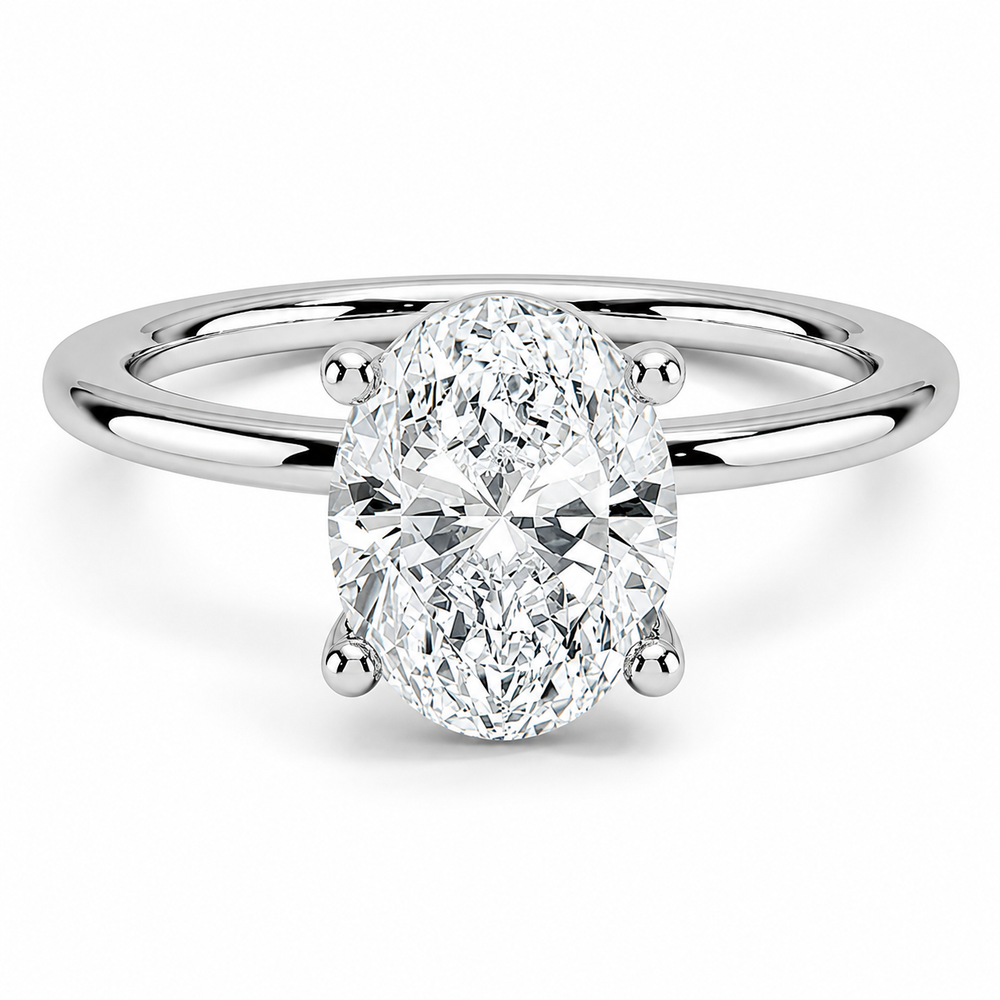 Elara Oval Moissanite Ring