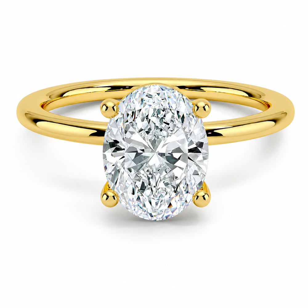 Elara Oval Moissanite Ring