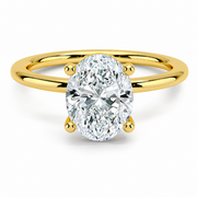 Elara Oval Moissanite Ring