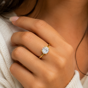 Elara Oval Moissanite Ring