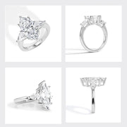 Amara Marquise Three-Stone Ring