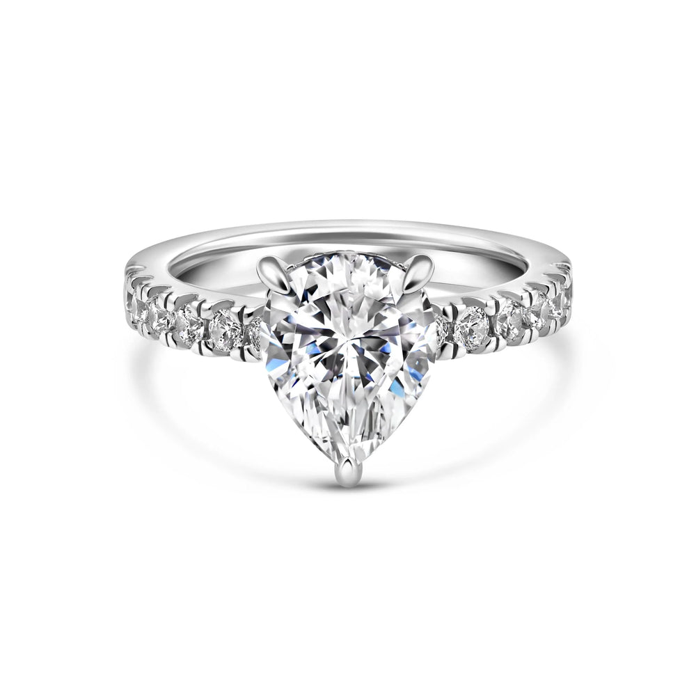 Valentina Pear-Cut Moissanite Ring