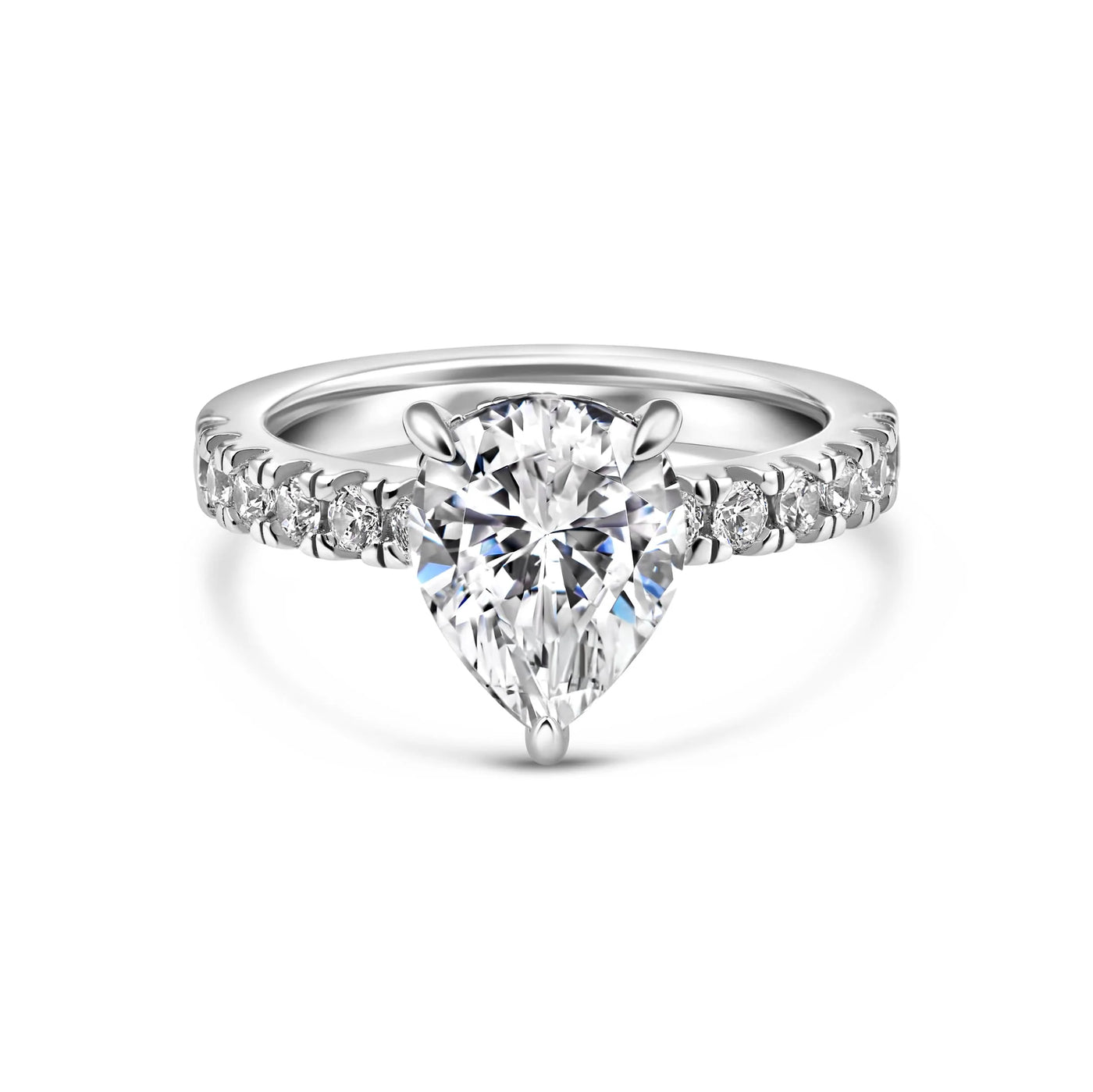 Valentina Pear-Cut Moissanite Ring